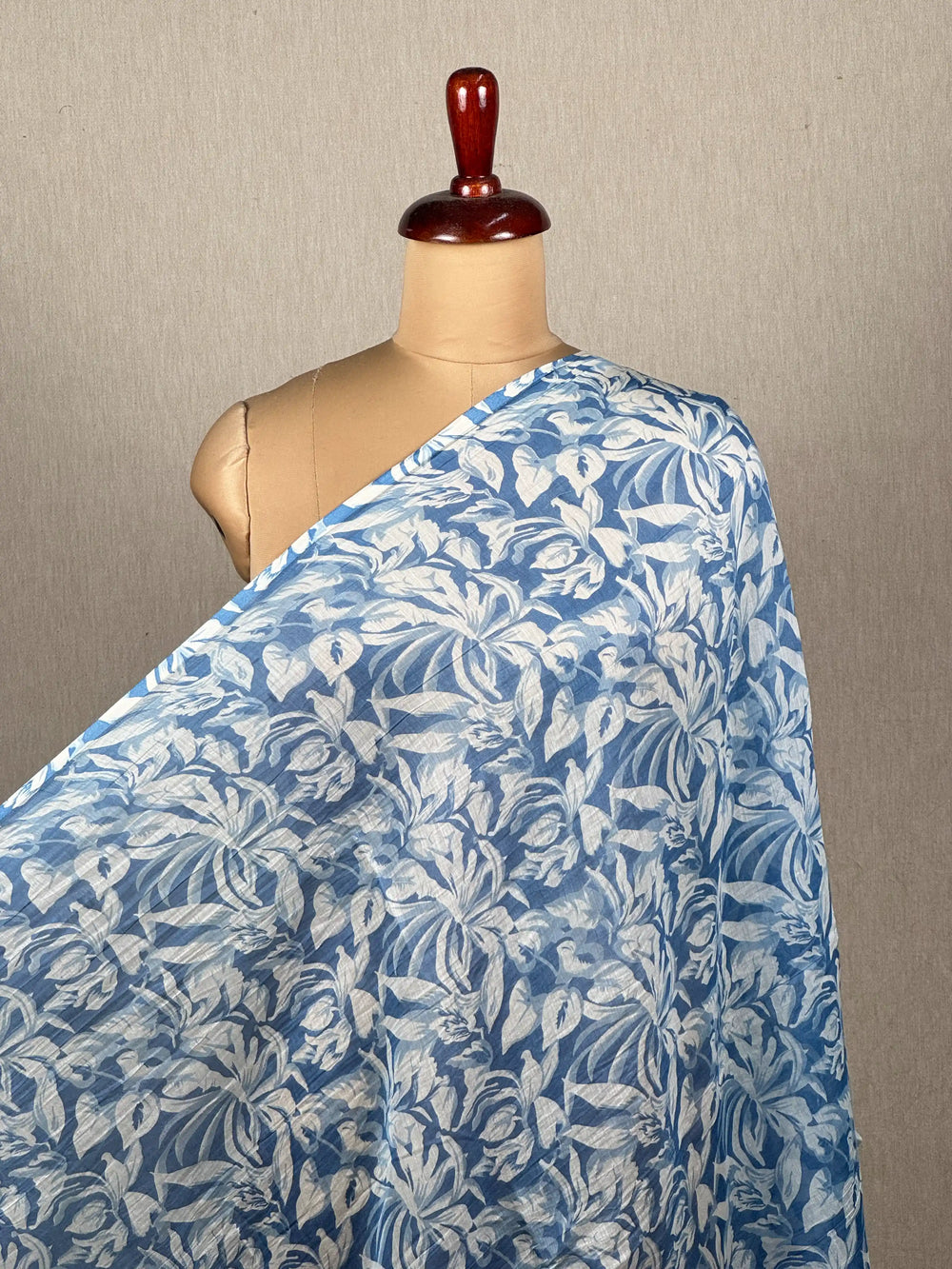 Printed Mul Chanderi Fabrics
