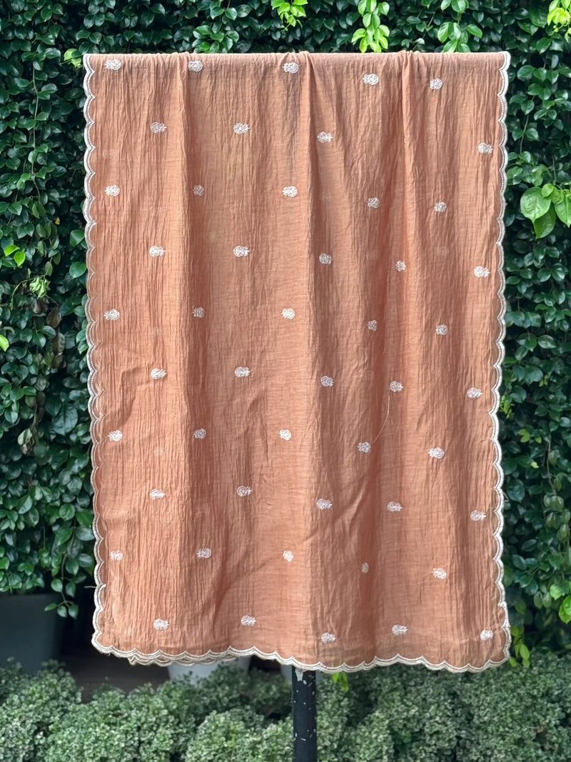 Embroidered Banarasi Chanderi Dupatta