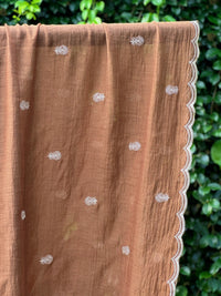 Embroidered Banarasi Chanderi Dupatta