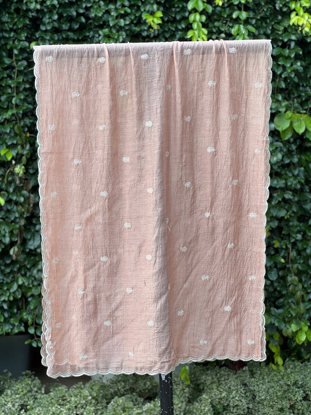 Embroidered Banarasi Chanderi Dupatta