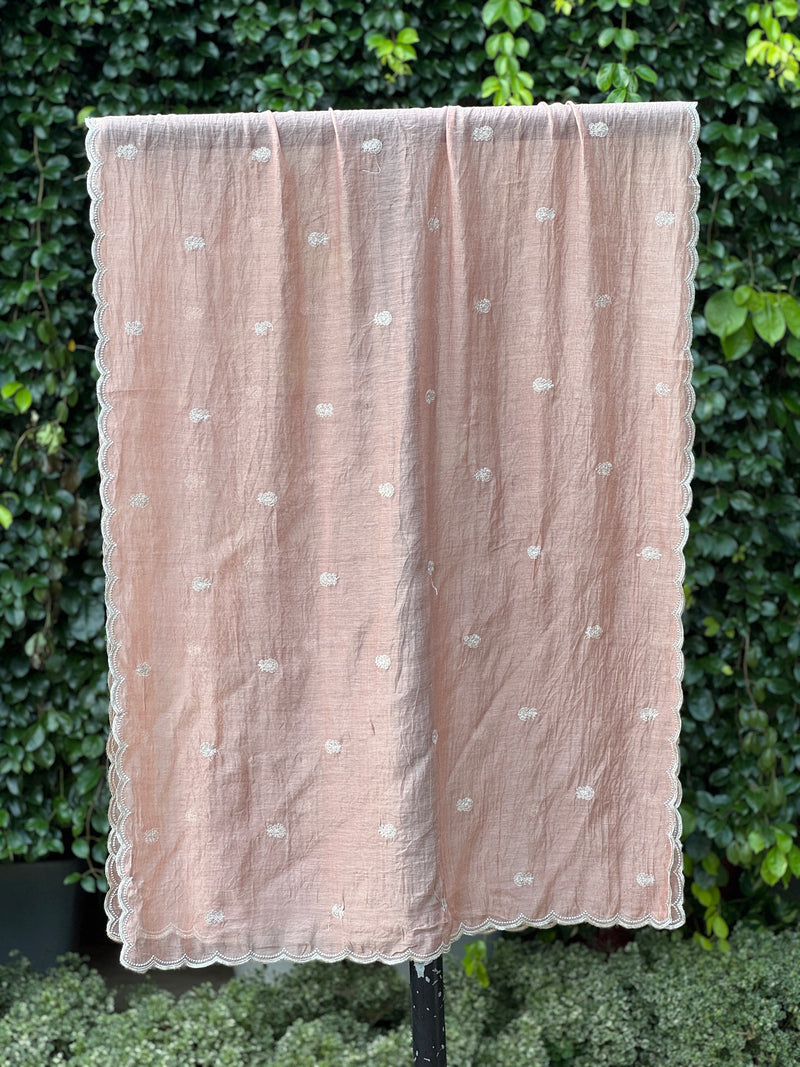 Embroidered Banarasi Chanderi Dupatta