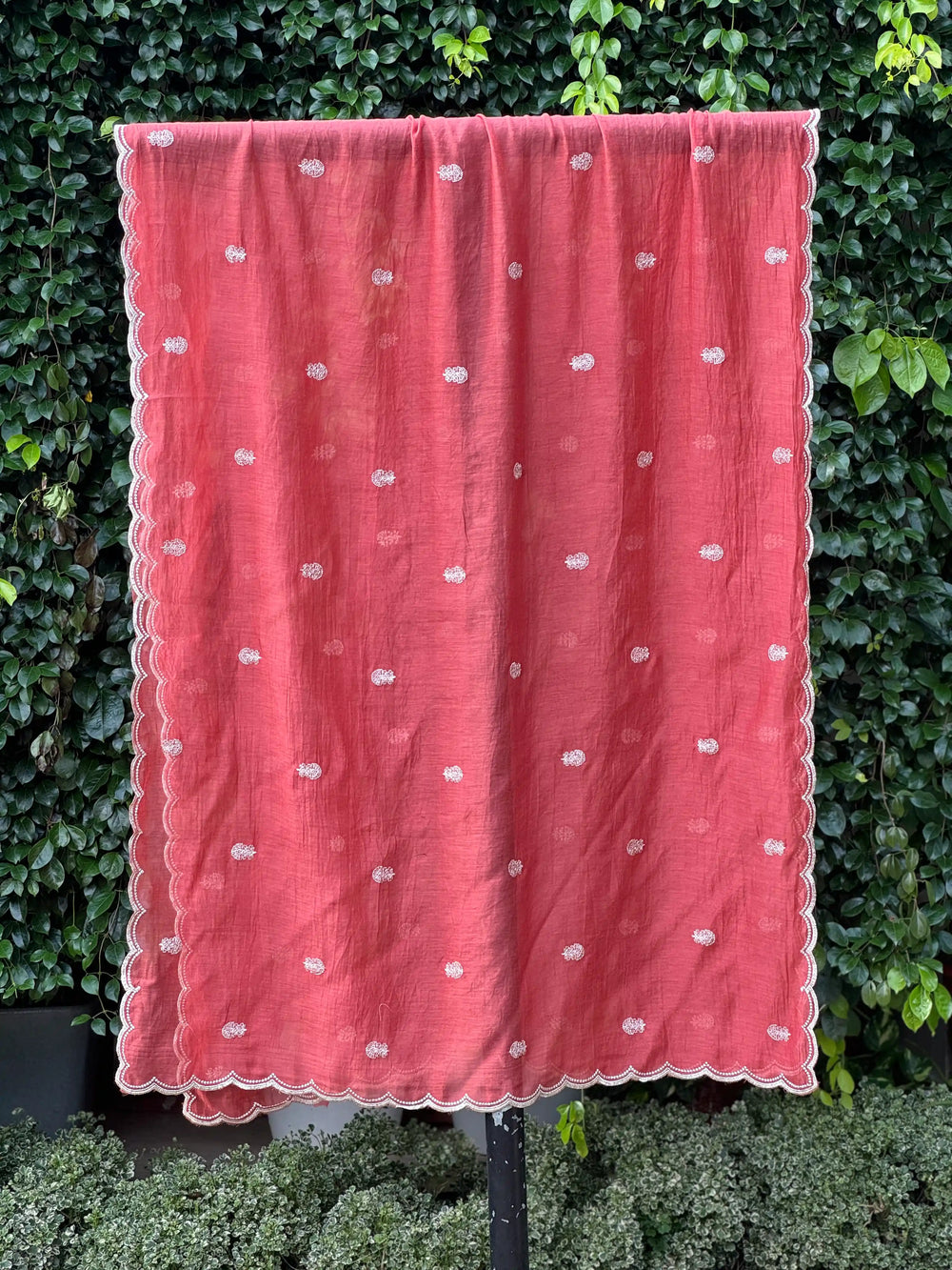 Embroidered Banarasi Chanderi Dupatta