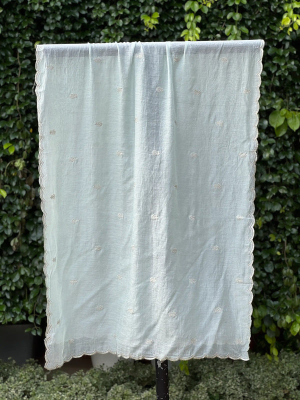 Embroidered Banarasi Chanderi Dupatta