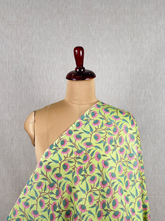 Printed Mulmul Fabric