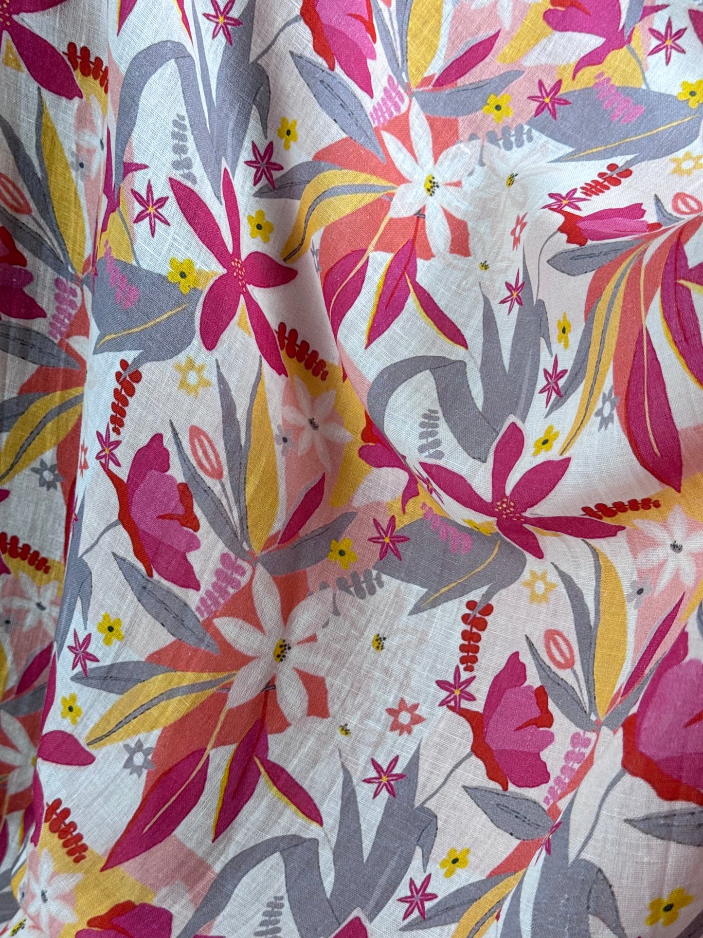 Digital Printed 60 Lee Gauze Linen Fabric