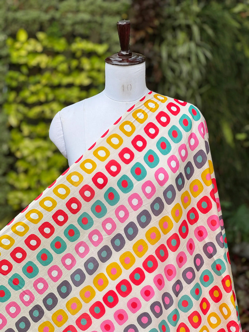 Digital Printed Mul Cotton Fabrics