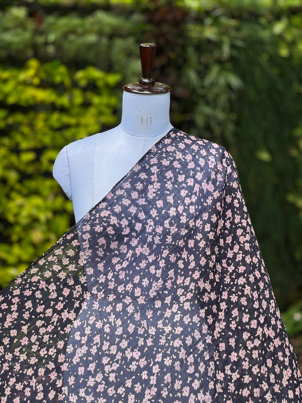 Digital Printed Banarasi Mul Chanderi Fabric