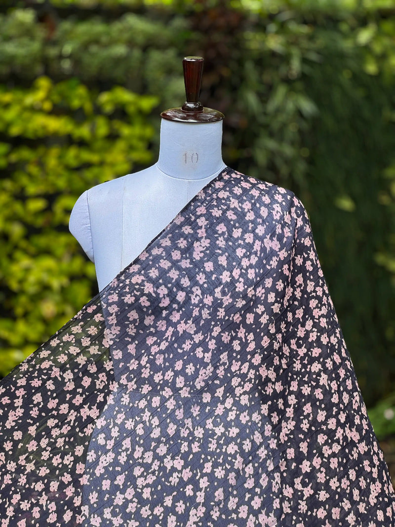Digital Printed Banarasi Mul Chanderi Fabric