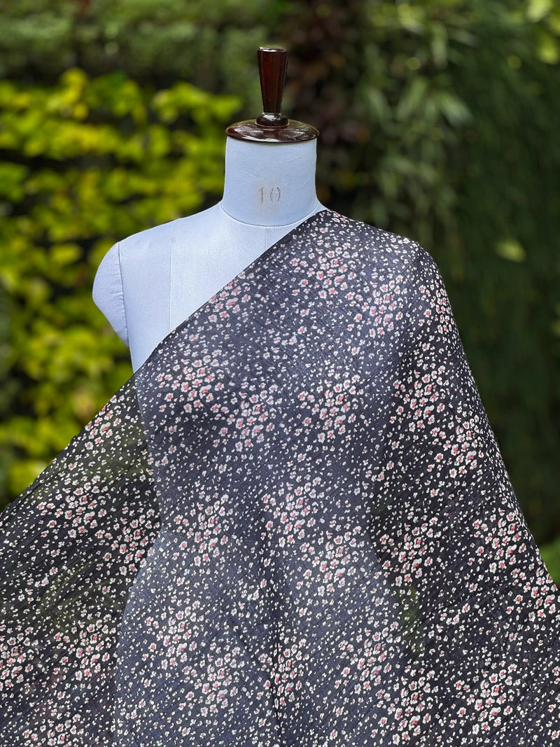 Digital Printed Banarasi Mul Chanderi Fabric