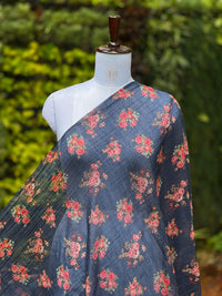 Digital Printed Banarasi Mul Chanderi Fabric