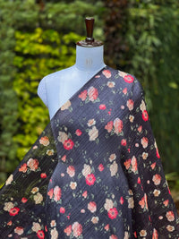 Digital Printed Banarasi Mul Chanderi Fabric