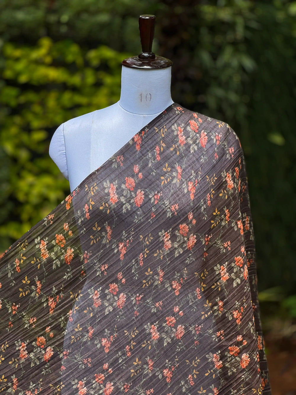 Digital Printed Banarasi Mul Chanderi Fabric