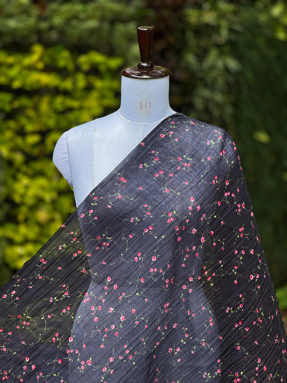 Digital Printed Banarasi Mul Chanderi Fabric