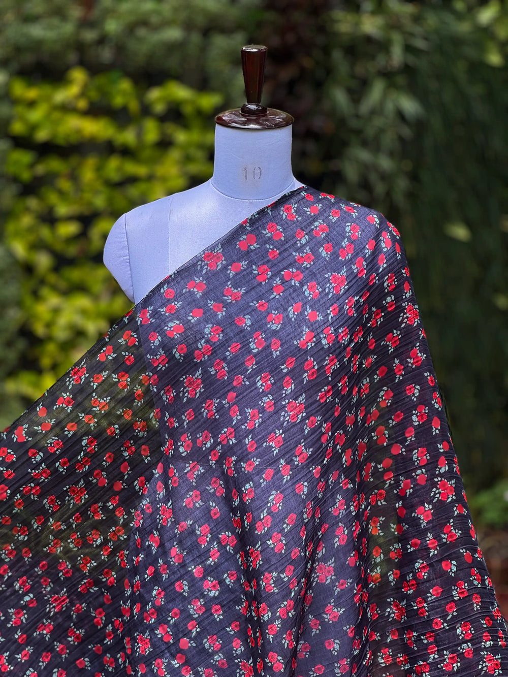 Digital Printed Banarasi Mul Chanderi Fabric