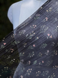 Digital Printed Banarasi Mul Chanderi Fabric