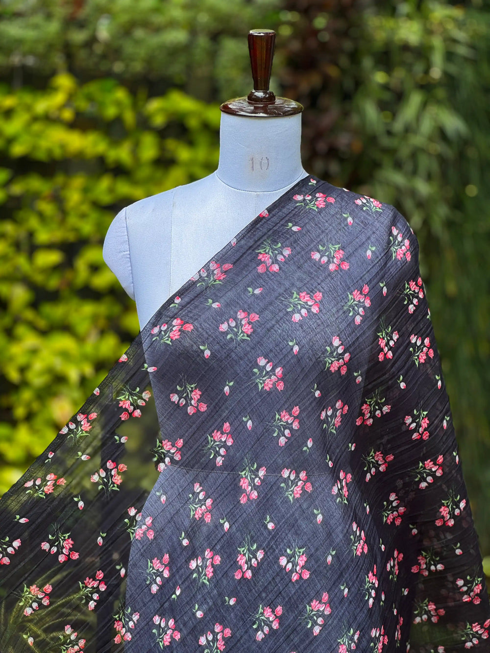 Digital Printed Banarasi Mul Chanderi Fabric