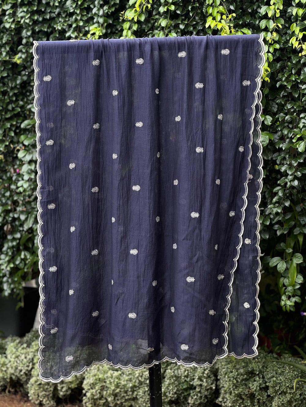 Embroidered Banarasi Chanderi Dupatta