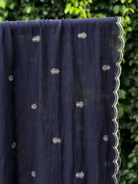 Embroidered Banarasi Chanderi Dupatta