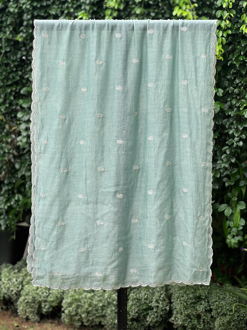 Embroidered Banarasi Chanderi Dupatta
