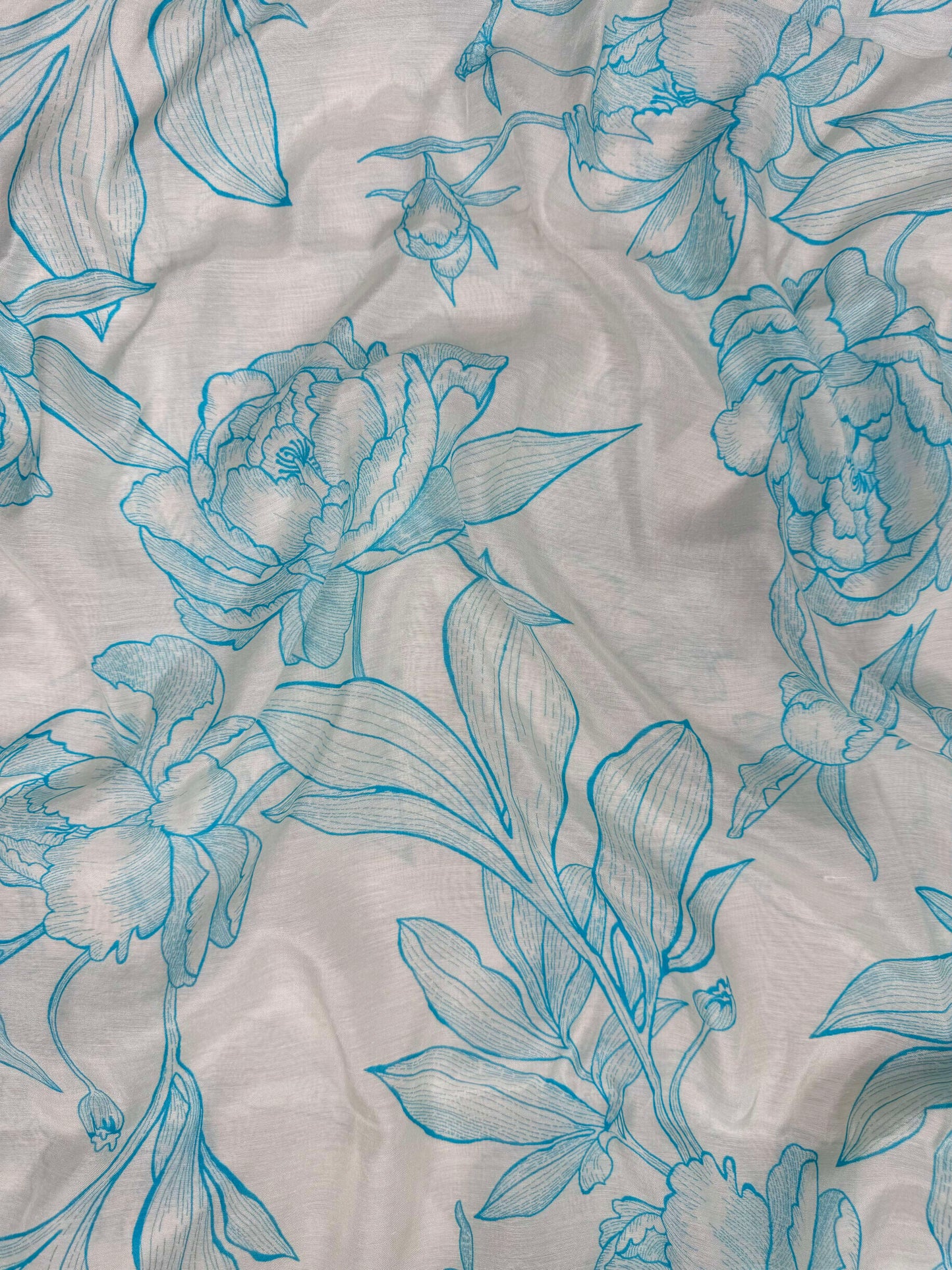 Digital printed Muslin Fabric