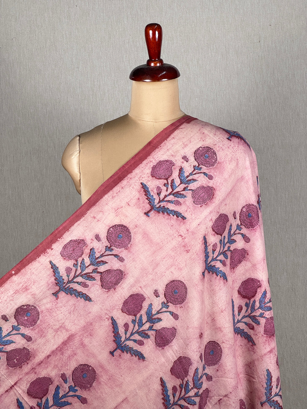Dabu Vanaspati Handblock Printed Cotton Fabrics