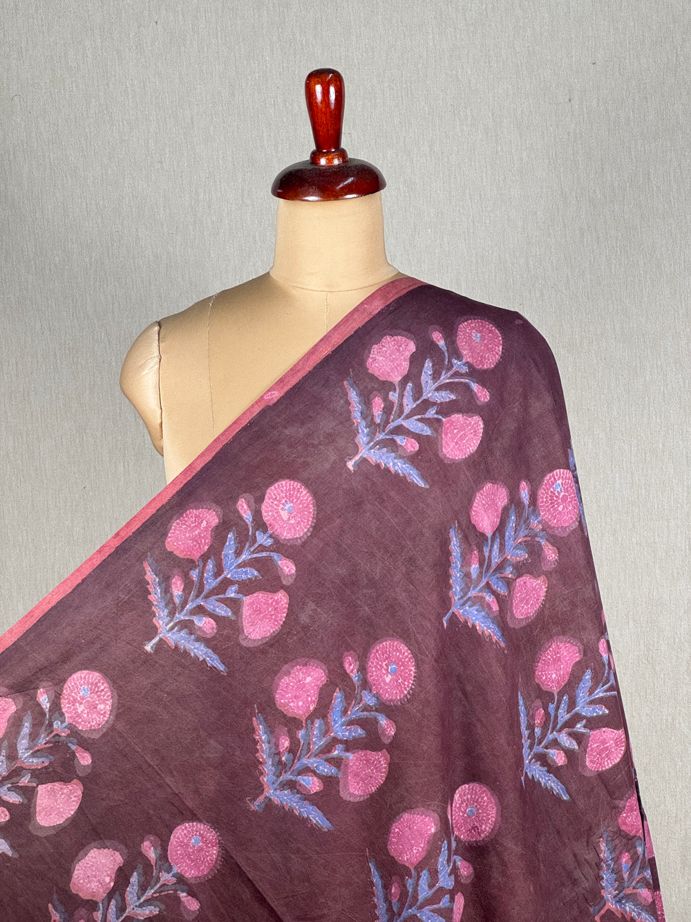 Dabu Vanaspati Handblock Printed Cotton Fabrics