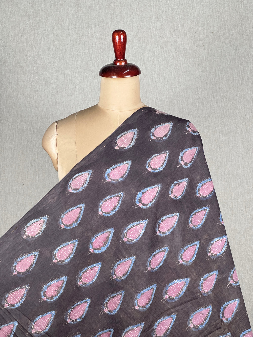 Dabu Vanaspati Handblock Printed Cotton Fabrics