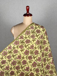 Dabu Vanaspati Handblock Printed Cotton Fabrics
