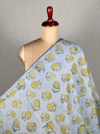 Dabu Vanaspati Handblock Printed Cotton Fabrics