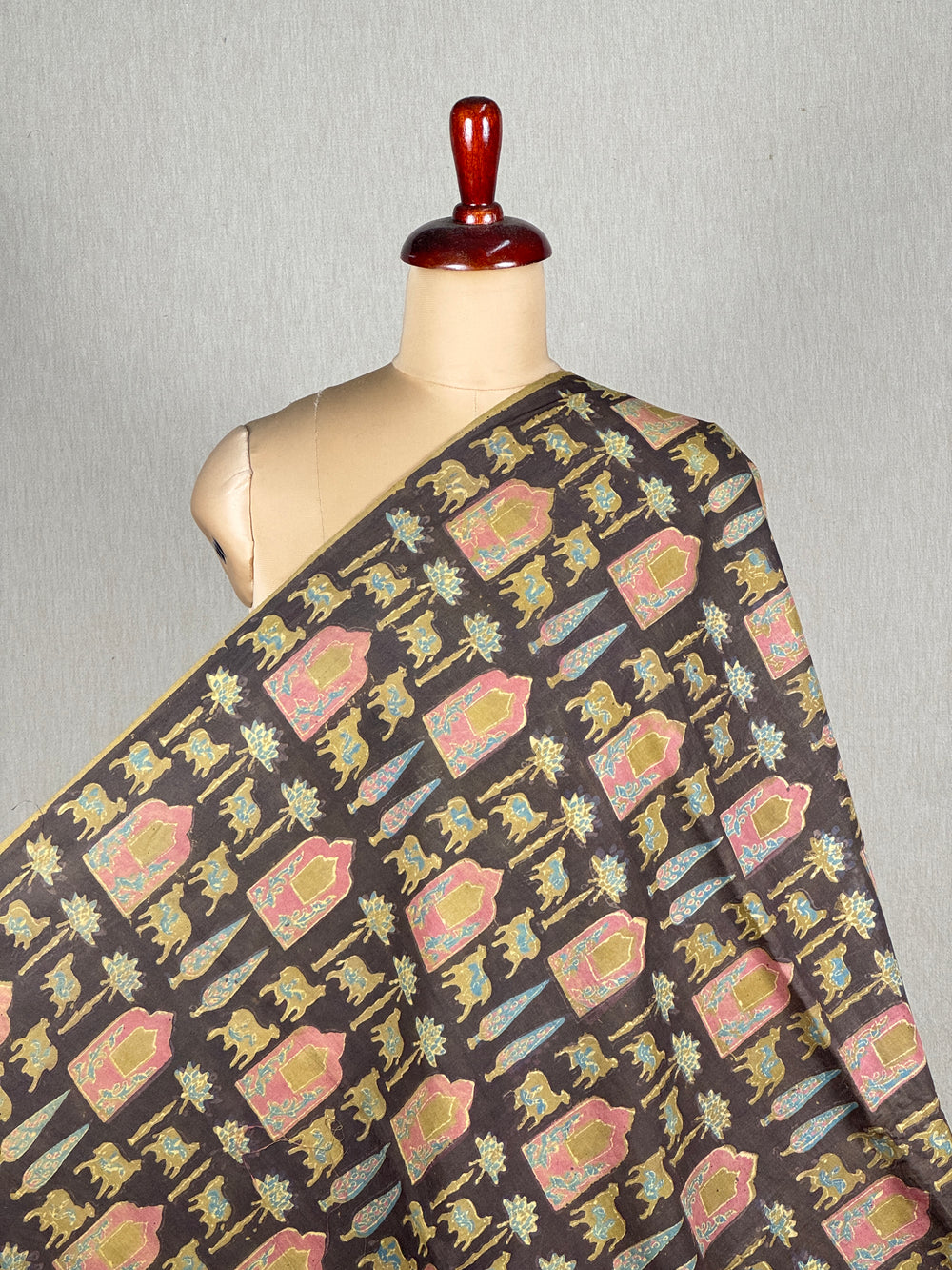 Dabu Vanaspati Handblock Printed Cotton Fabrics