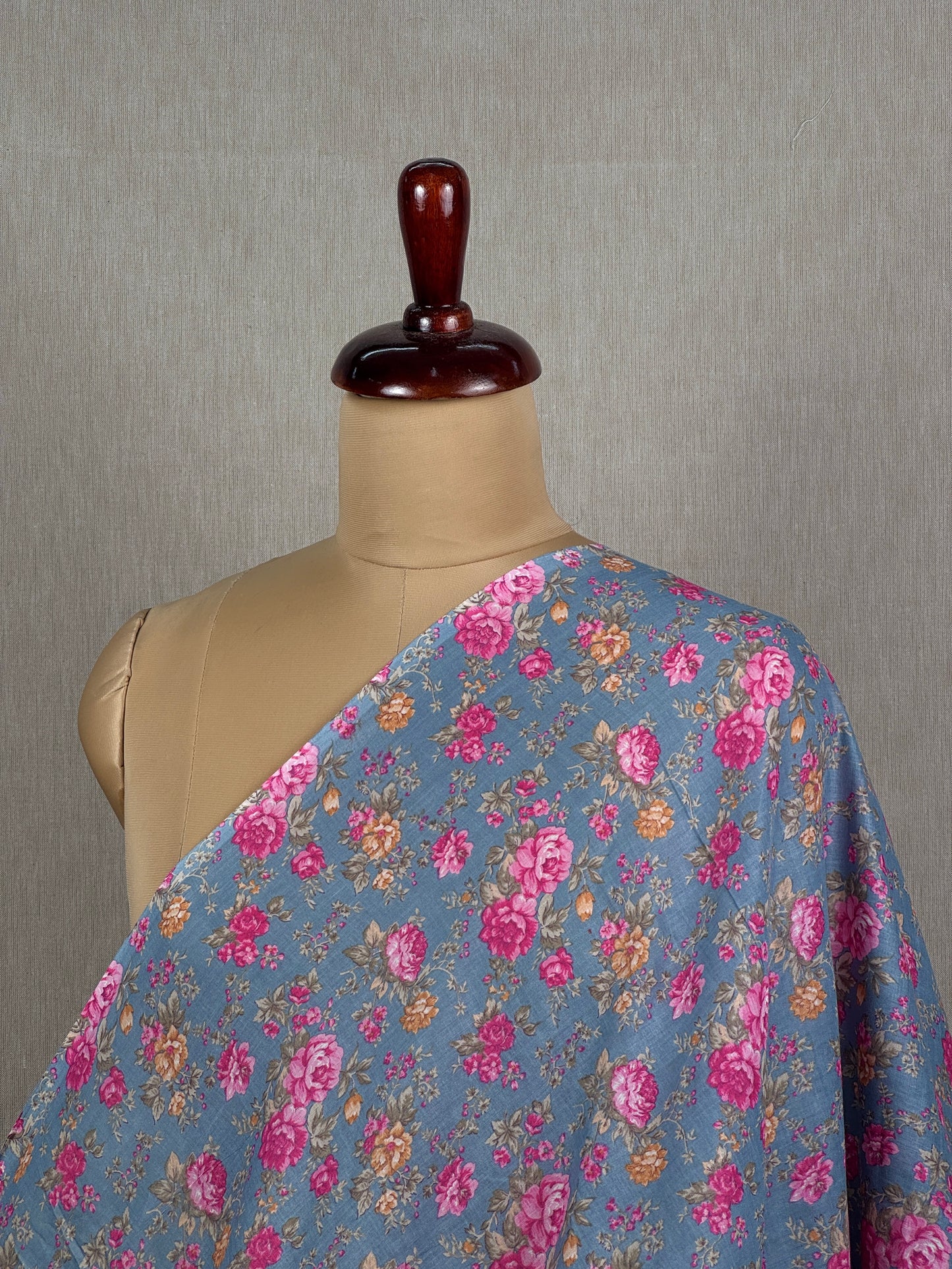 Printed Mulmul Fabric