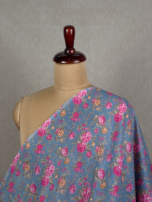 Printed Mulmul Fabric