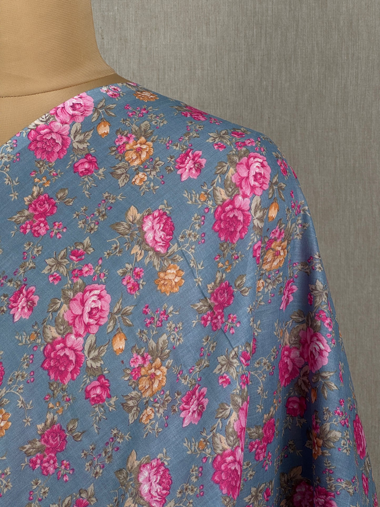 Printed Mulmul Fabric