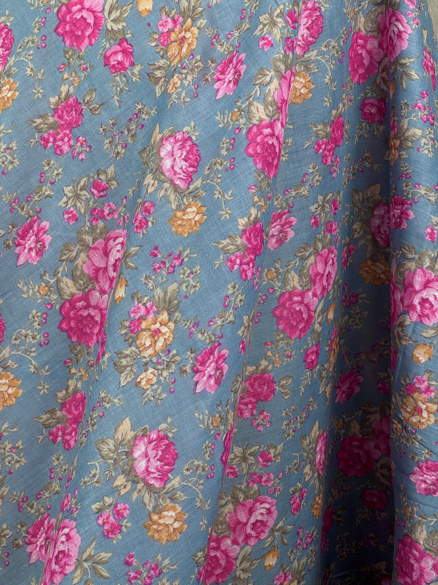 Printed Mulmul Fabric