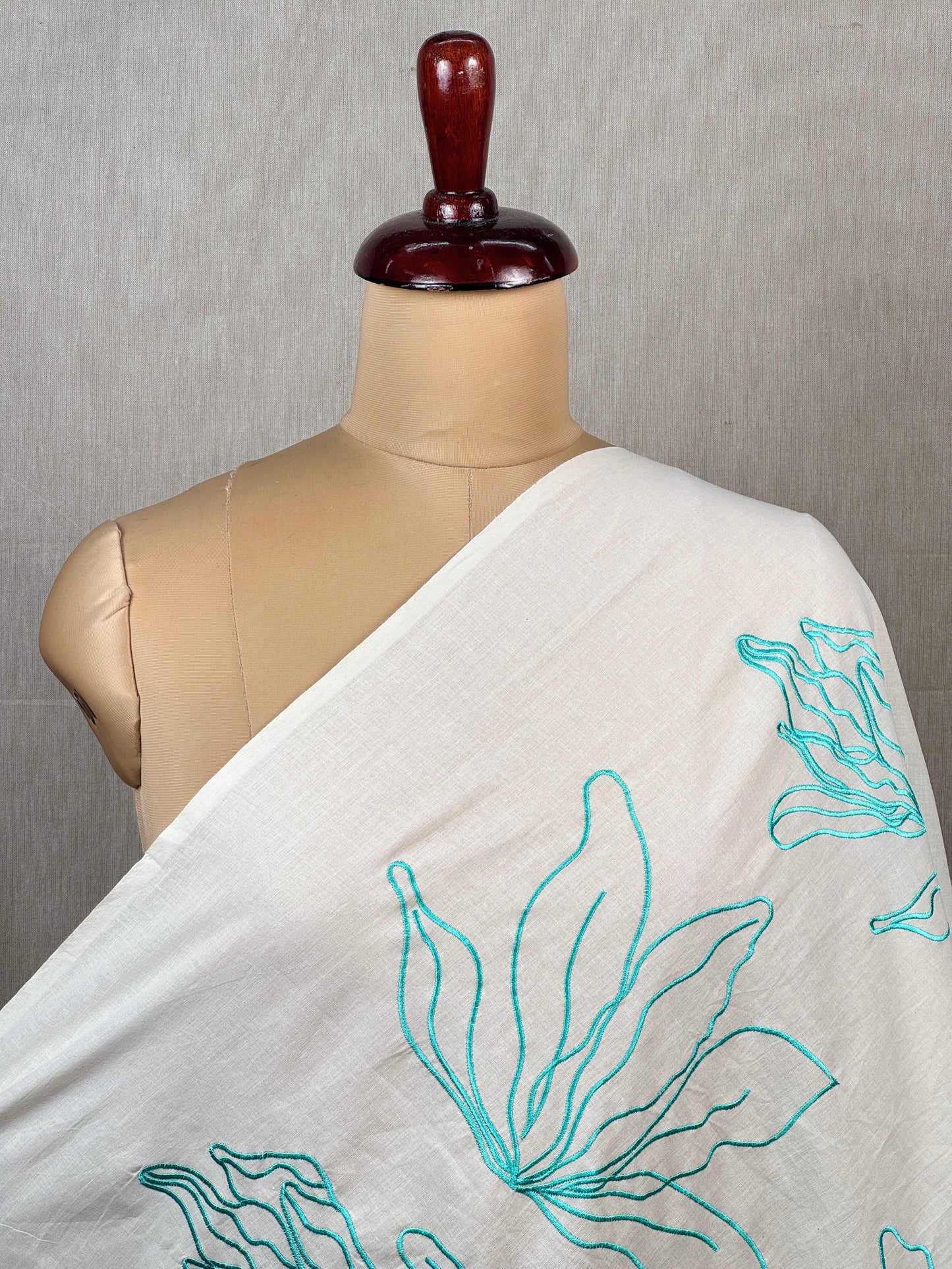 Embroidered Kora Cotton