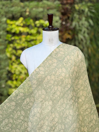 Block-Printed 40gm Banarasi Chanderi Fabric
