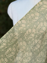 Block-Printed 40gm Banarasi Chanderi Fabric