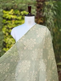 Block-Printed 40gm Banarasi Chanderi Fabric