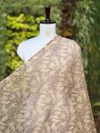 Block-Printed 40gm Banarasi Chanderi Fabric