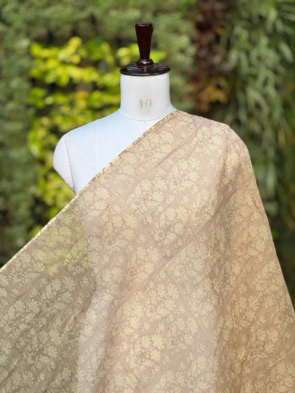 Block-Printed 40gm Banarasi Chanderi Fabric