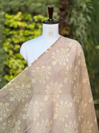 Block-Printed 40gm Banarasi Chanderi Fabric