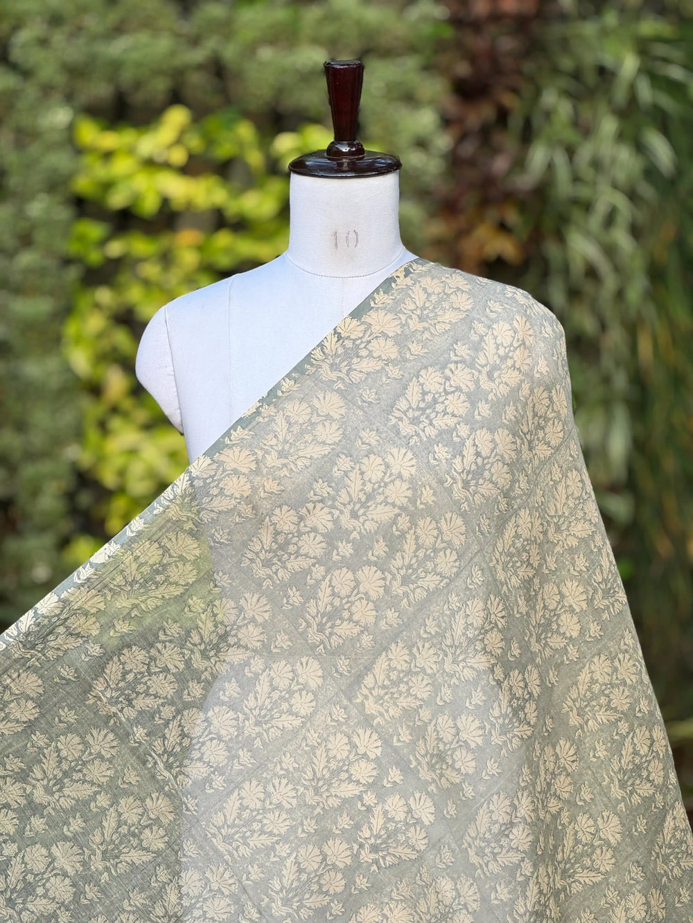 Block-Printed 40gm Banarasi Chanderi Fabric