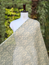 Block-Printed 40gm Banarasi Chanderi Fabric