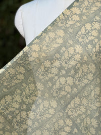 Block-Printed 40gm Banarasi Chanderi Fabric