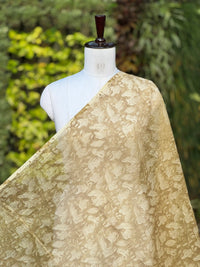 Block-Printed 40gm Banarasi Chanderi Fabric