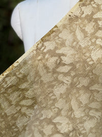 Block-Printed 40gm Banarasi Chanderi Fabric