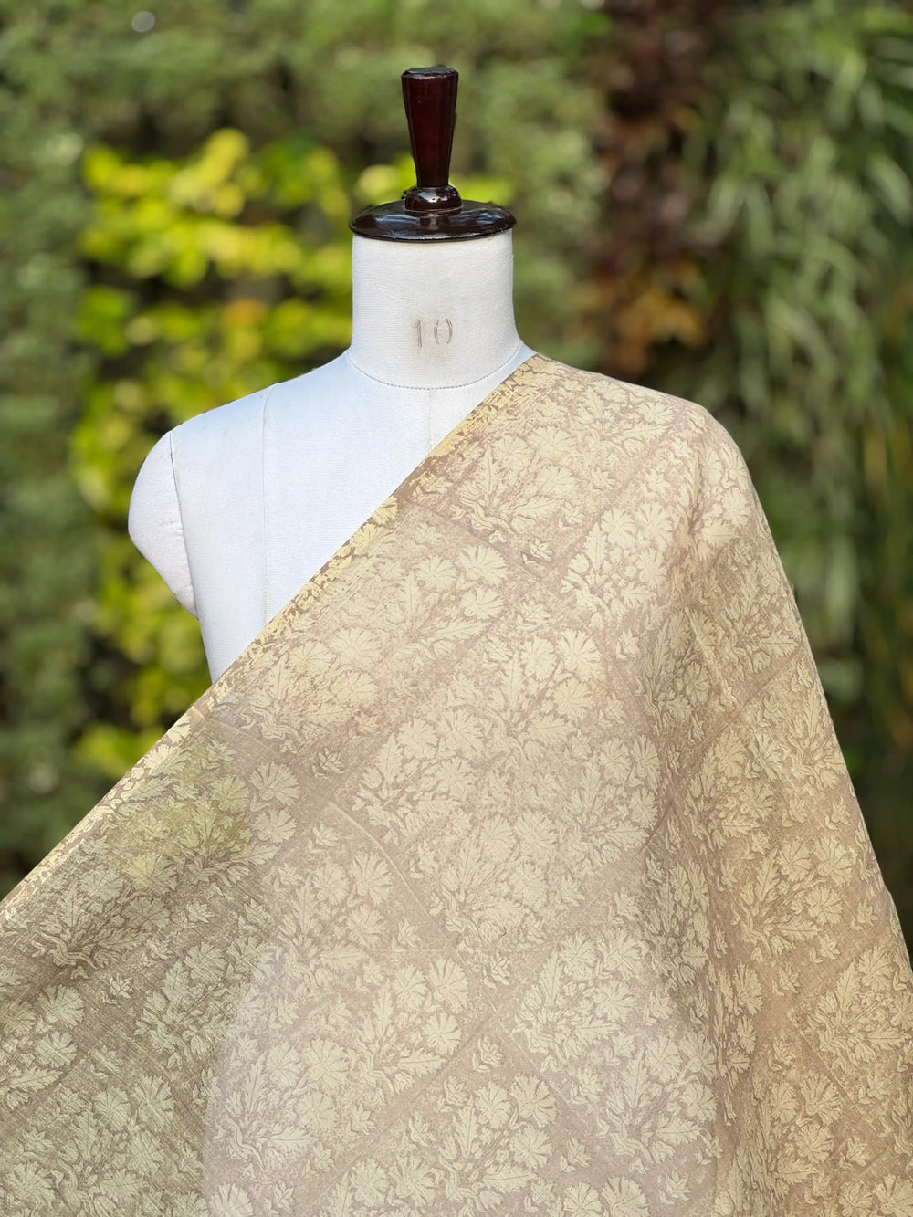 Block-Printed 40gm Banarasi Chanderi Fabric