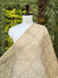 Block-Printed 40gm Banarasi Chanderi Fabric