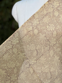 Block-Printed 40gm Banarasi Chanderi Fabric