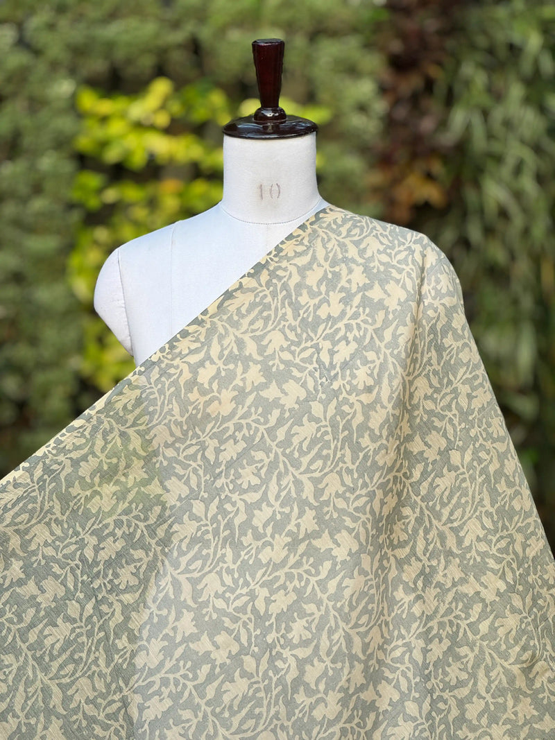 Block-Printed 40gm Banarasi Chanderi Fabric
